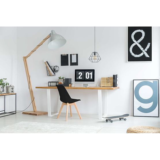 Moderen stol Nantes DSW črna