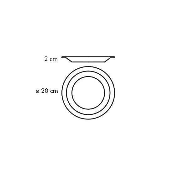 Namizni set GUSTITO barva bela tescoma