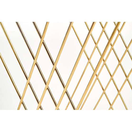 NANCY miza zlata / prozorna