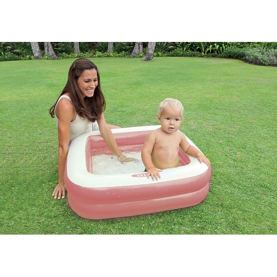 Napihljiv otroški bazen 57100 Svetlo Roza - INTEX