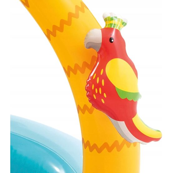 Napihljiv otroški bazenček otok s streho INTEX 58417