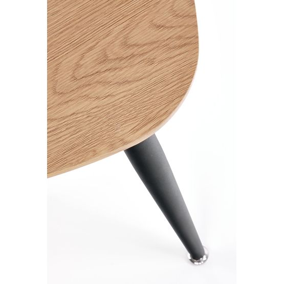 NICEA 2, komplet 2 klopi hrast zlati/črna