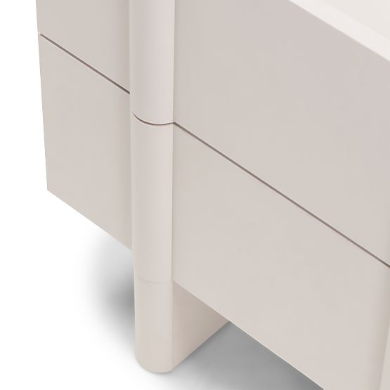 Nočna omarica Moss kašmir, zaobljena