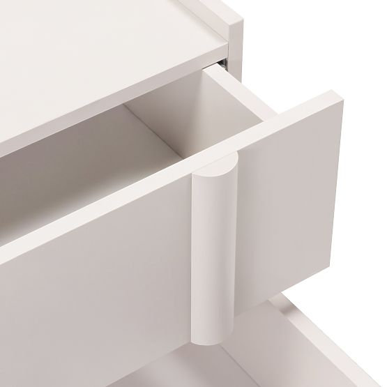 Nočna omarica Moss kašmir, zaobljena