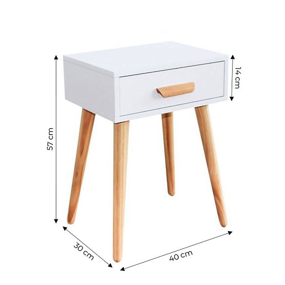 Nočna omarica s predalom LANA