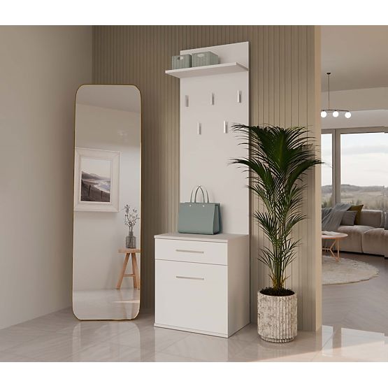 Obešalnik Duo DUO BELI