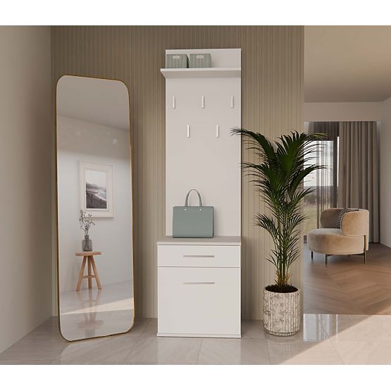 Obešalnik Duo DUO BELI