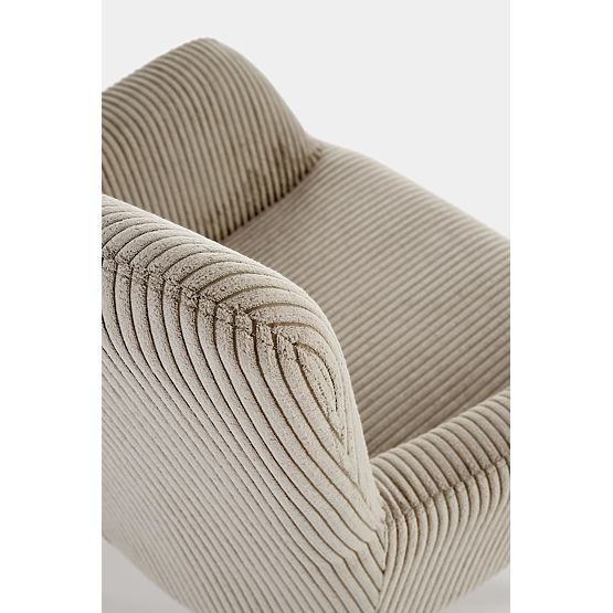 Oblazinjen fotelj AMARO - siv