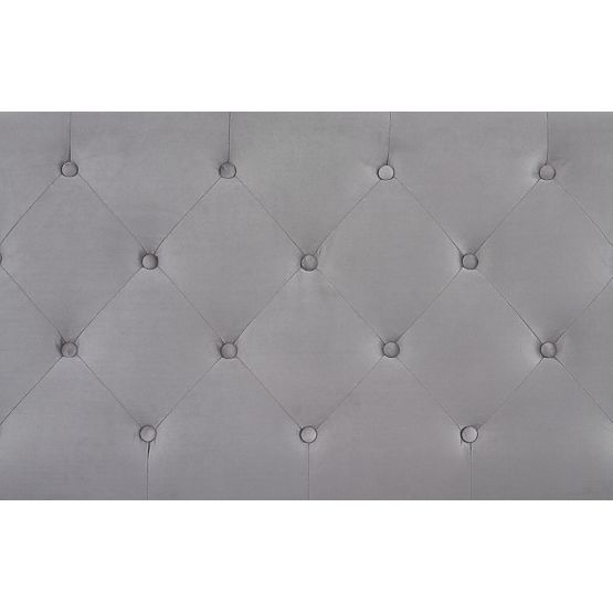 Oblazinjena postelja 160x200 SABRINA - temno siva