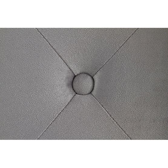 Oblazinjena postelja 160x200 SABRINA - temno siva