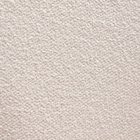 Oblazinjeni stol Elaine krem, boucle, zaobljene oblike