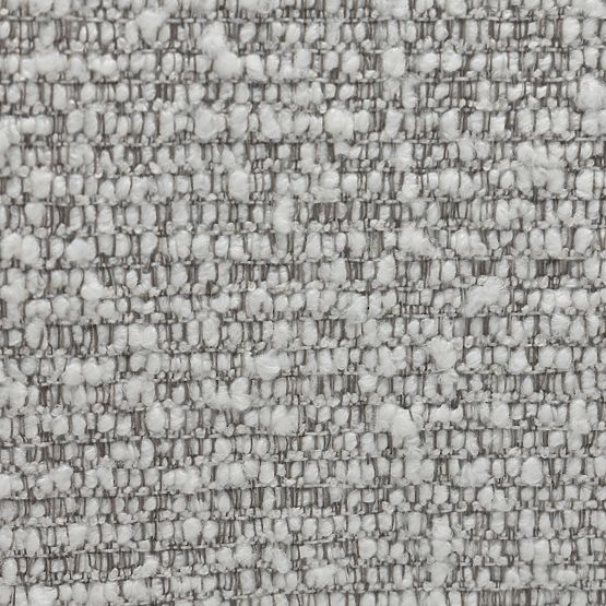 Oblazinjeni stol Falone siv, boucle, zaobljene oblike