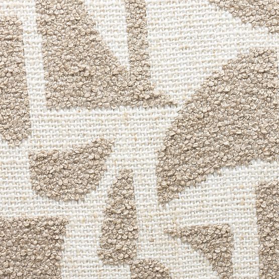 Oblazinjeni stol Flare, bež-krem/črne noge