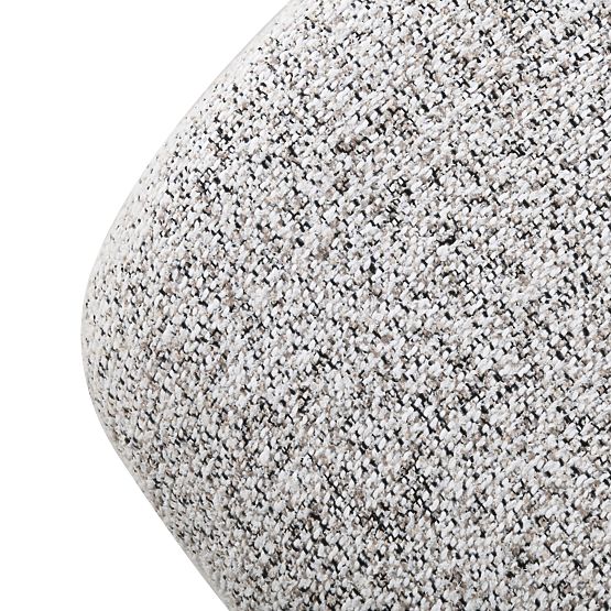 Oblazinjeni stol Hiroki, bež-siva melirana