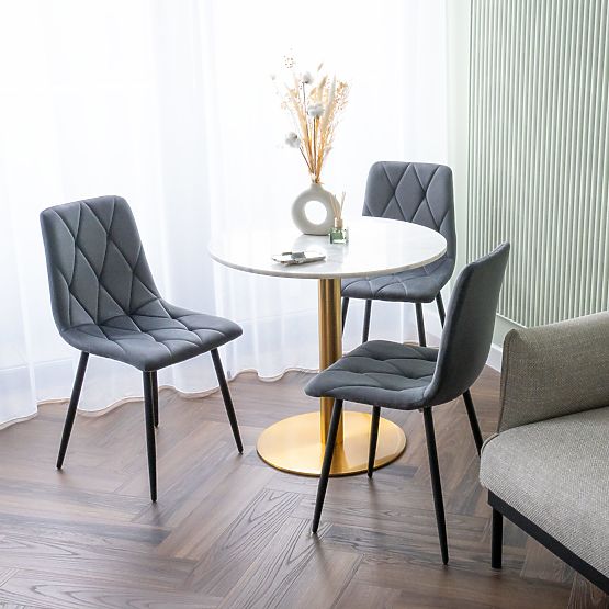 Oblazinjeni žametni stol Madison Velvet grafit