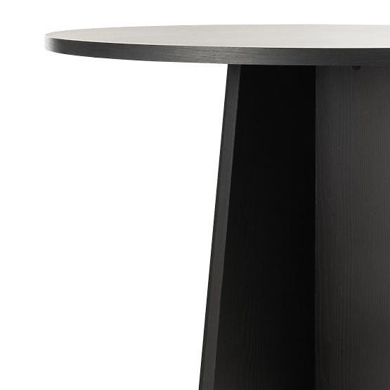 Okrogla jedilna miza Merlo 100 cm, črna