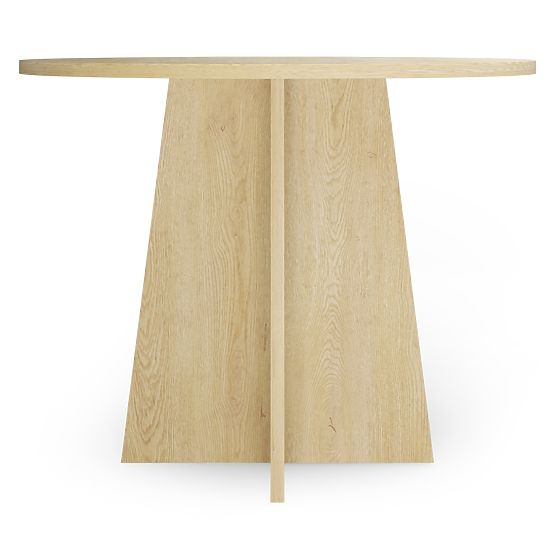 Okrogla jedilna miza Merlo 100 cm, hrast Cremona Torro