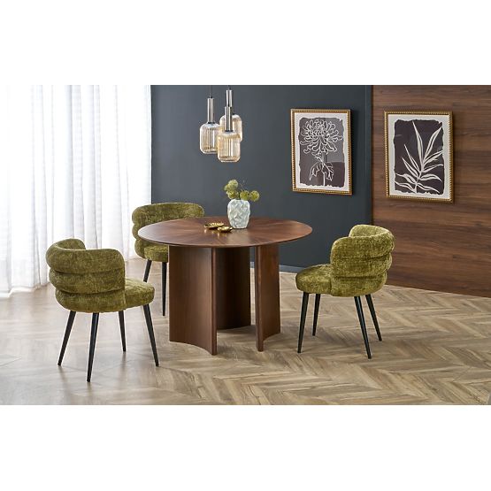 Okrogla miza CALDO, oreh (2p=1ks)