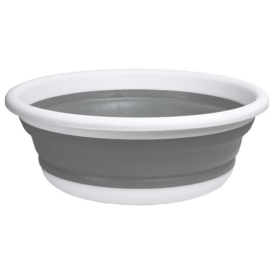Okrogla posoda 37 cm belo-siva ELBA COMPACT 9 litrov
