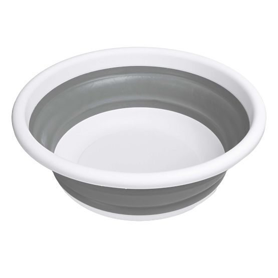 Okrogla posoda 37 cm belo-siva ELBA COMPACT 9 litrov