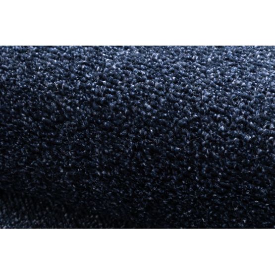 Okrogla preproga SOFTY Enotna, Enobarvna, temno modra