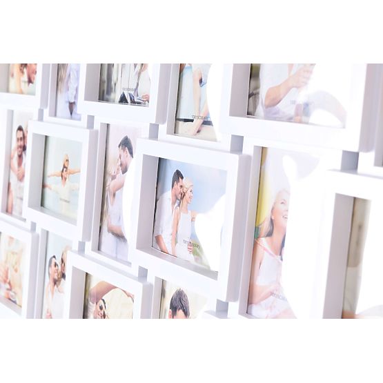 Okvir za fotografije za 18 fotografij Morka bela