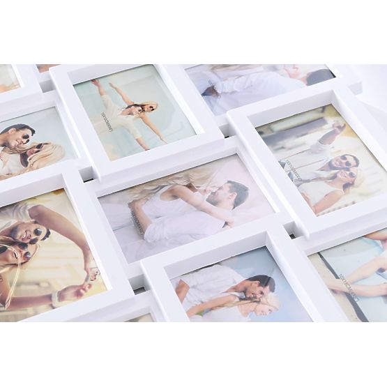 Okvir za fotografije za 18 fotografij Morka bela