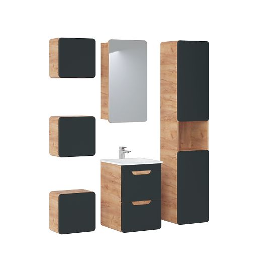 Omara pod umivalnik 40 cm 2 predala