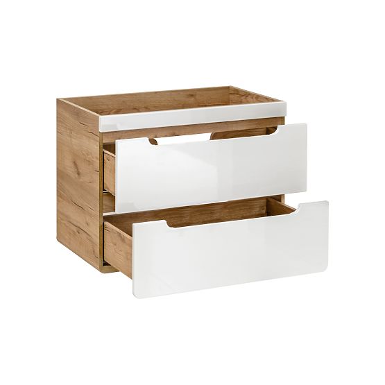 Omara pod umivalnik 80 cm 2 predala