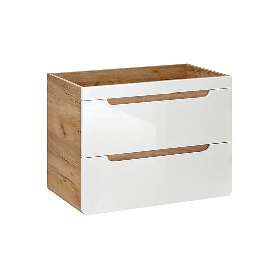 Omara pod umivalnik 80 cm 2 predala