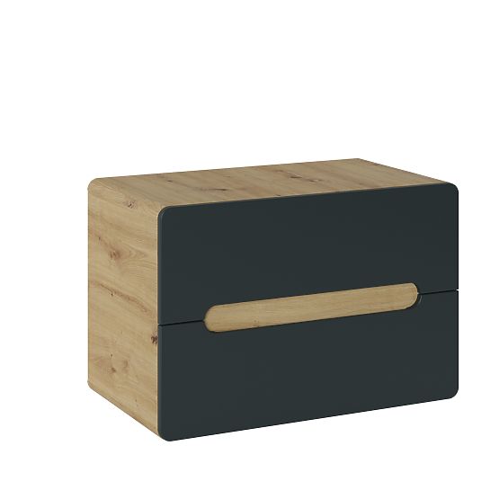 Omara pod umivalnik na ploščo 80 cm 2 predala