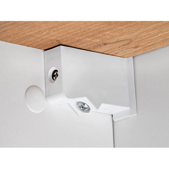 Omara z ogledalom 90 cm 3 vrata