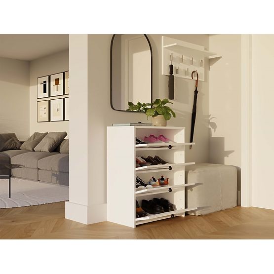 Omara za čevlje LOKA BELA