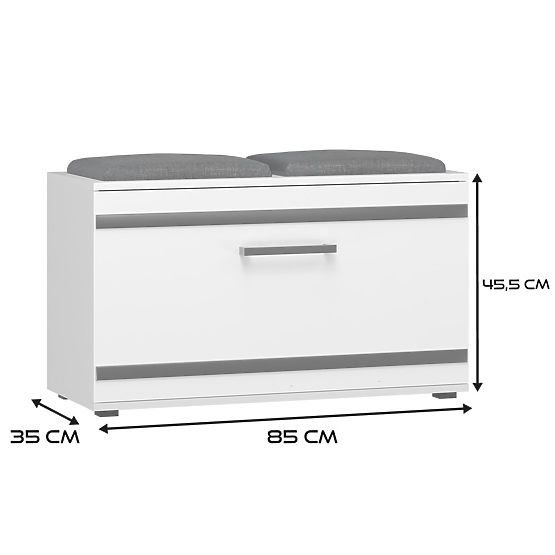 Omara za čevlje Opal OPAL BELA