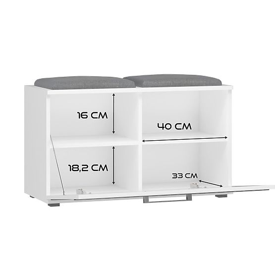 Omara za čevlje Opal OPAL BELA