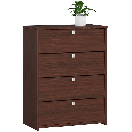 Omara za čevlje RUBIN 4 nagibna vrata 66 cm - wenge