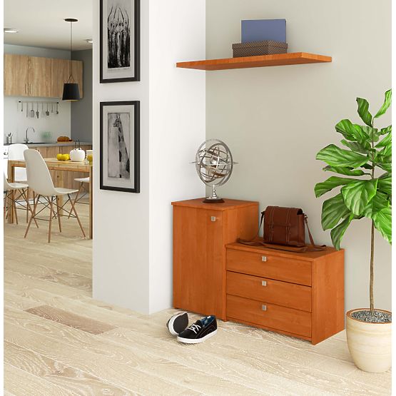 Omara za čevlje S16 s komodo 3 nagibna vrata - jelša