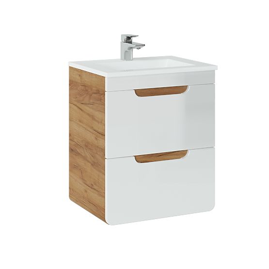 Omarica pod umivalnik 50 cm 2 predala