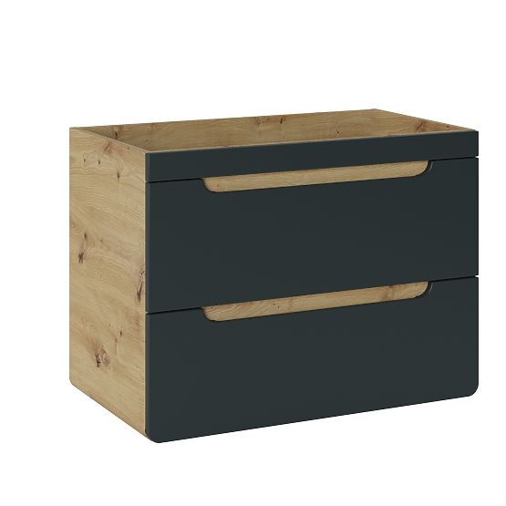 Omarica pod umivalnik 80 cm 2 predala