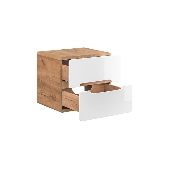 Omarica pod umivalnik na plošči 60 cm 2 predala