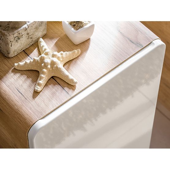 Omarica pod umivalnik na plošči 60 cm 2 predala