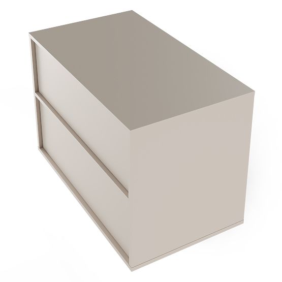 Omarica pod umivalnik na plošči Mossy, 80 cm, kašmir