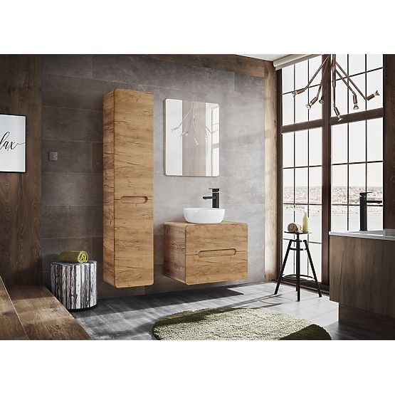 Omarica pod umivalnik na ploščo 60 cm 2 predala