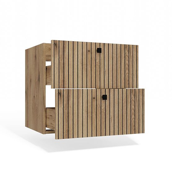 OMARICA POD UMIVALNIK TIGO 60 2S HRAST EVOKE 2 PREDALA Z REŽNIMI ČELNIMI PANELOM VISEČA