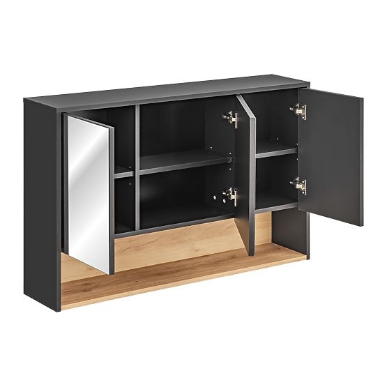 Omarica z ogledalom 120cm 3 vrata