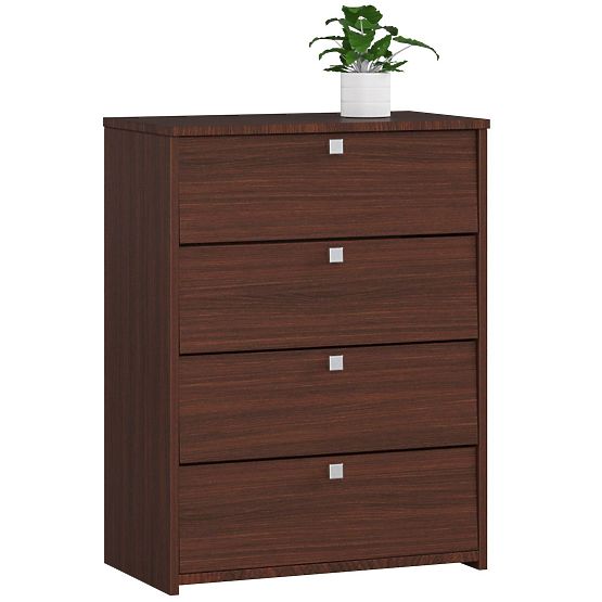 OMARICA ZA ČEVLJE S 4 NAGIBNIMI VRATI 60 cm WENGE