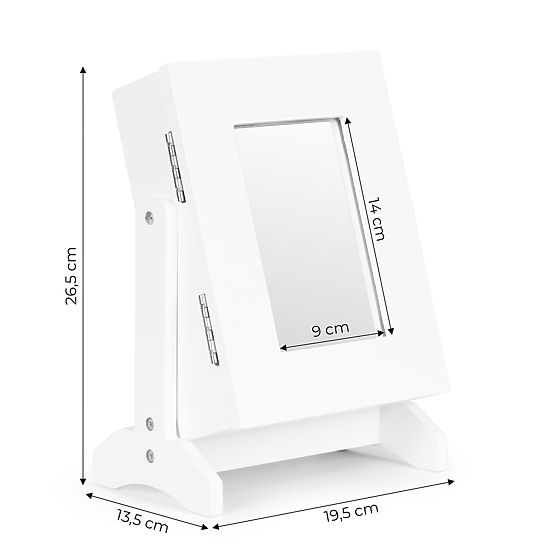 Organizator škatla za nakit s ogledalom ModernHome