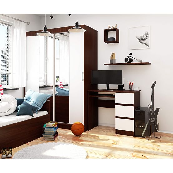 PISALNA MIZA A-6 CLP WENGE - BELA DESNA