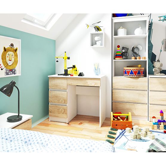 PISALNA MIZA A-7 CLP PK BELA / SONOMA LEVOSTRANSKA