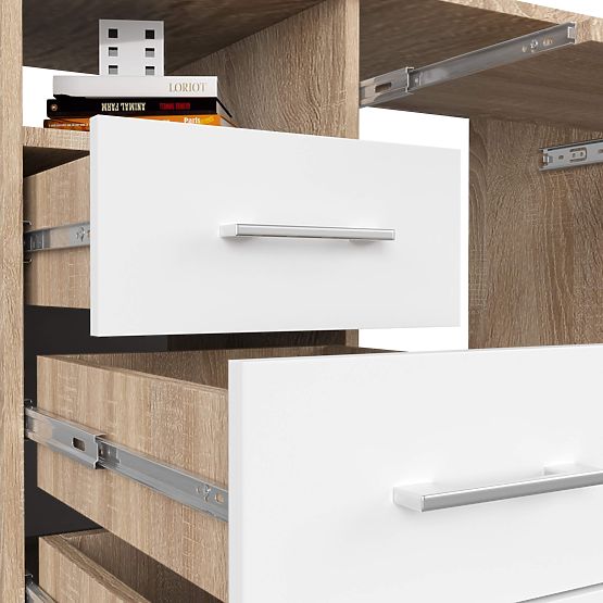 PISALNA MIZA ANA PK HRAST SONOMA / BELA